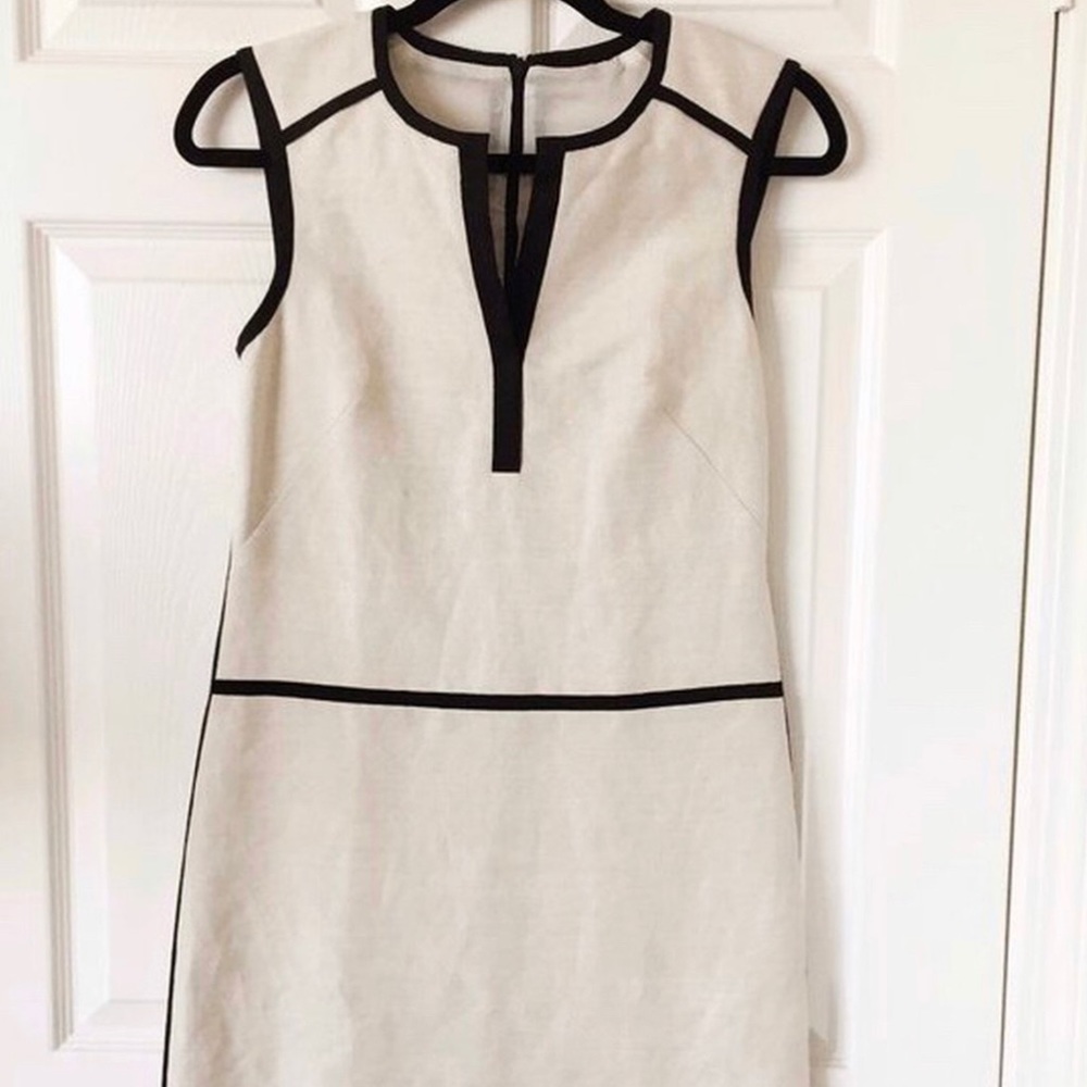 SOLD Minimalist Linen Dress